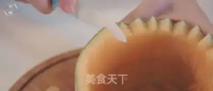 Make The melon mango smouche step 3