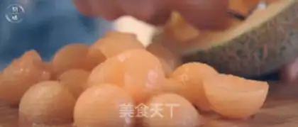 Make The melon mango smouche step 4