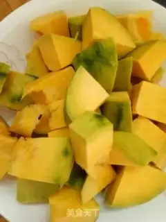 Make Pumpkin porridge step 1