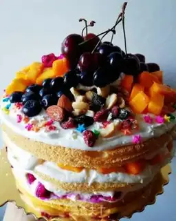 Make Naked cake step 1