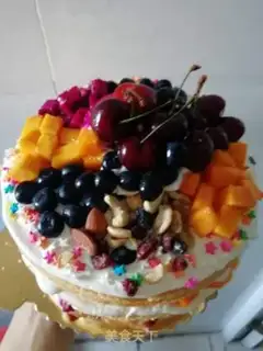Make Naked cake step 2