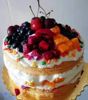 Make Naked cake step 3
