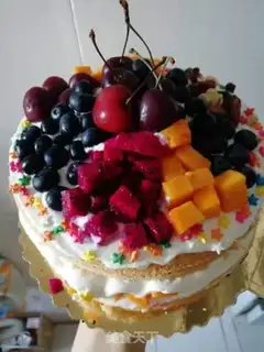 Make Naked cake step 4