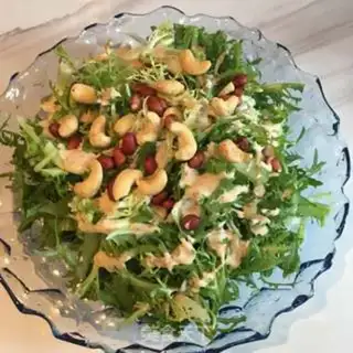 Make Nuts and salad step 2