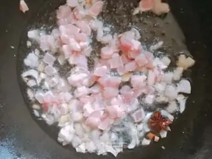 Make Frozen noodles of mushroom sauce step 6