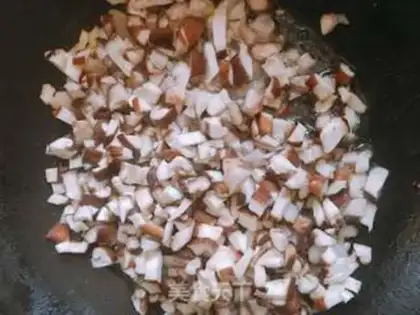 Make Frozen noodles of mushroom sauce step 7