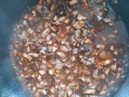 Make Frozen noodles of mushroom sauce step 10