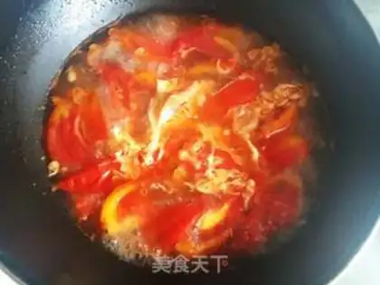 Make Tomato egg soup step 6