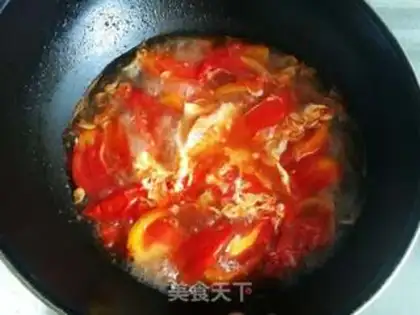 Make Tomato egg soup step 7