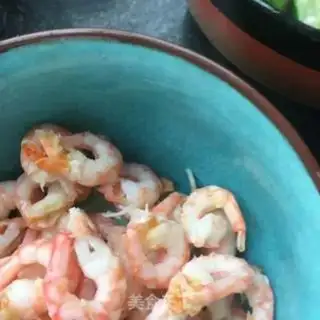 Make Garlic sweet shrimp and sunflower step 6
