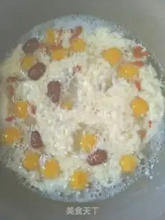 Make Wine and egg round step 5