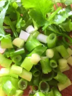 Make Spicy chicken noodles step 2