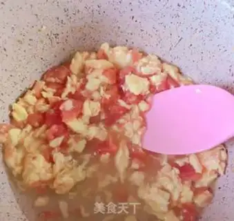 Make Tomato egg rice step 3