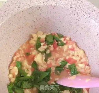 Make Tomato egg rice step 4