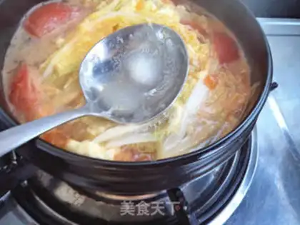 Make Pork doll soup step 7