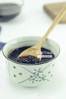 Make Black rice, red sugar step 8