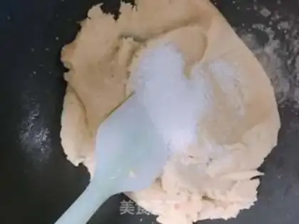 Make Green bean cake step 7