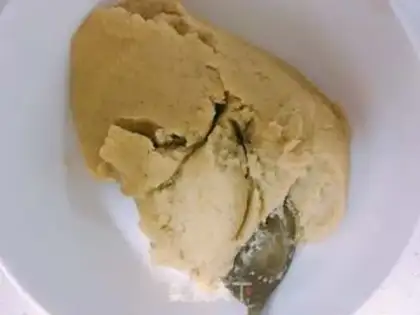 Make Green bean cake step 8