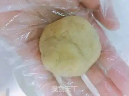 Make Green bean cake step 9