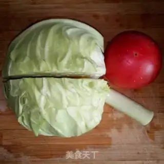 Make Tomato cabbage step 0