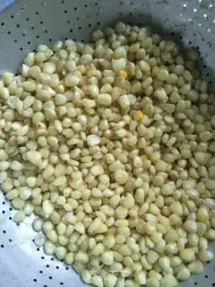 Make Salty gold corn step 1