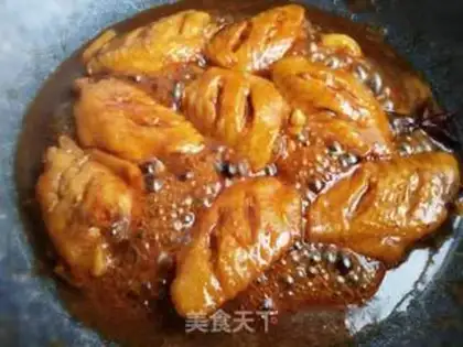 Make Red sugar chicken wings step 3