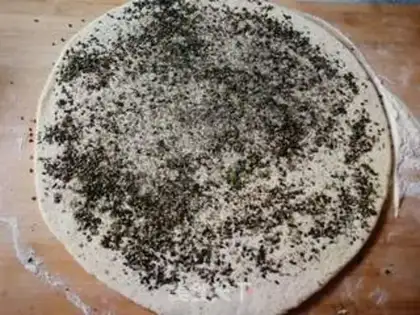 Make Black sesame roll step 7
