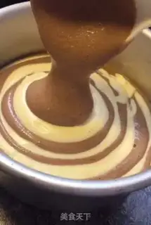 Make Zebra Zephyr cake step 9