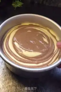 Make Zebra Zephyr cake step 10