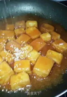 Make Sesame sauce tofu step 9