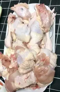Make A chicken-cooked potato stew step 1
