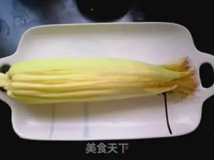 Make Corn shaving tea step 2