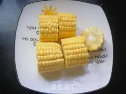 Make Corn shaving tea step 3