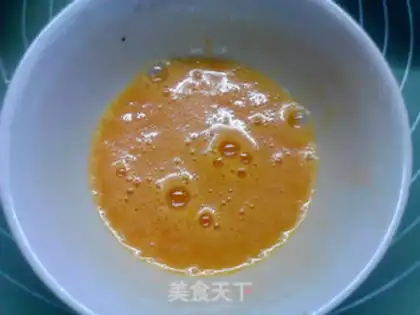 Make Ginger egg fried rice step 3