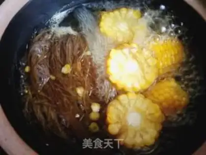 Make Corn shaving tea step 6