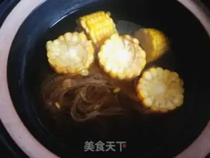 Make Corn shaving tea step 7