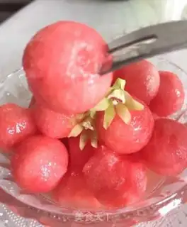 Make Lemon iced watermelon ball step 4