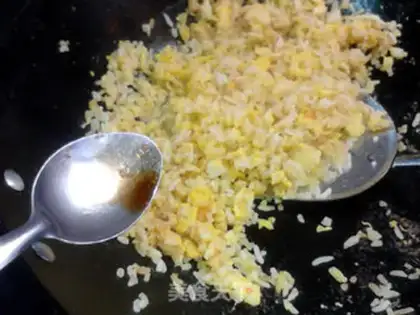 Make Ginger egg fried rice step 10