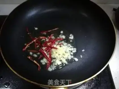 Make Garlic lettuce step 4