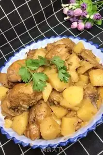 Make A chicken-cooked potato stew step 13