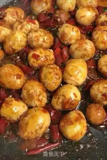 Make Spicy quail eggs step 10