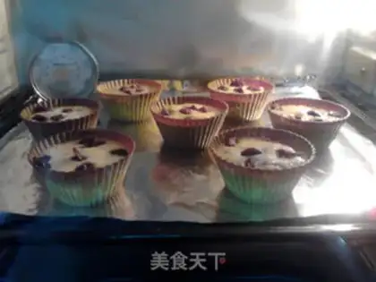 Make Banana cranberry marfin step 10