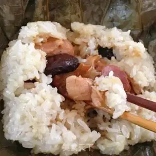 Make Haffle rice chicken step 10