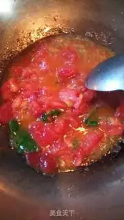 Make Tomato egg oak soup step 2