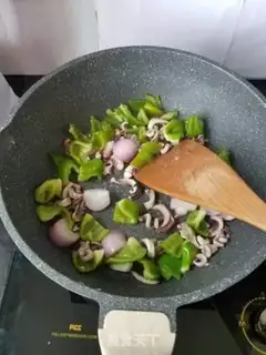 Make Pepper squid step 3