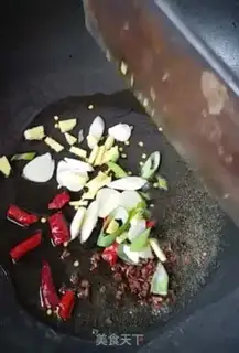 Make Red oil scabs step 3