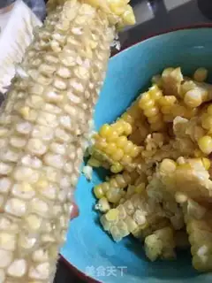 Make Mango corn juice step 1