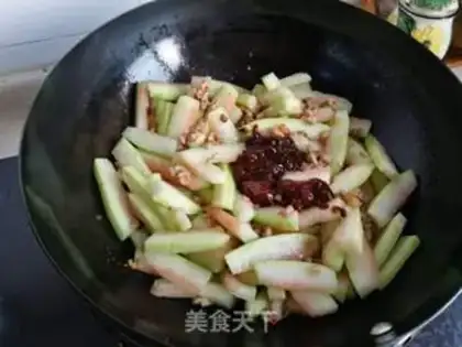 Make Meat melon sauce step 6