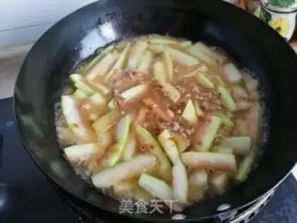 Make Meat melon sauce step 7