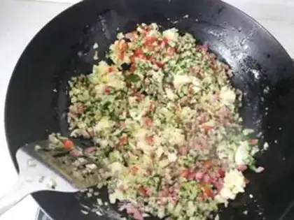 Make Shrimp rice step 3